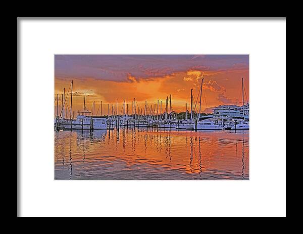 Sunset Framed Print featuring the photograph A Sky Full of Wonder - Florida Sunset by HH Photography of Florida