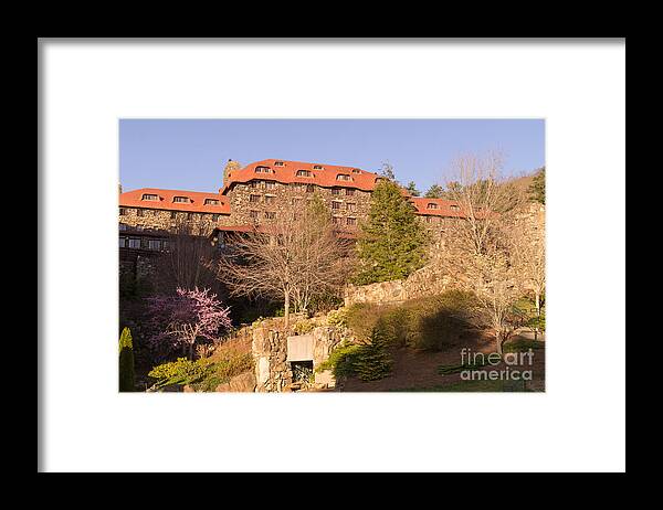Asheville Nc Framed Print featuring the photograph A Spring Evening at the Grove Park Inn by MM Anderson