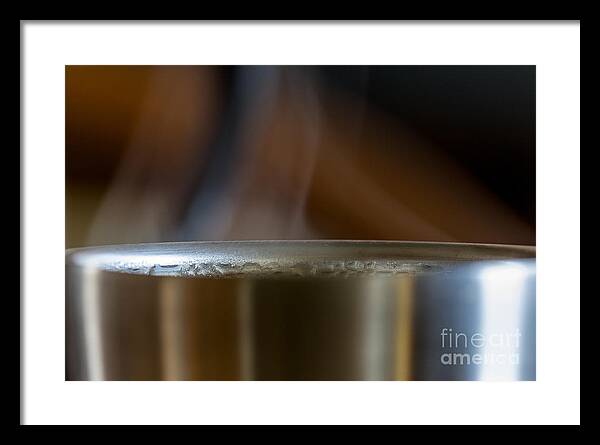 Cup Framed Print featuring the photograph A Steaming Cup by Shawn Jeffries