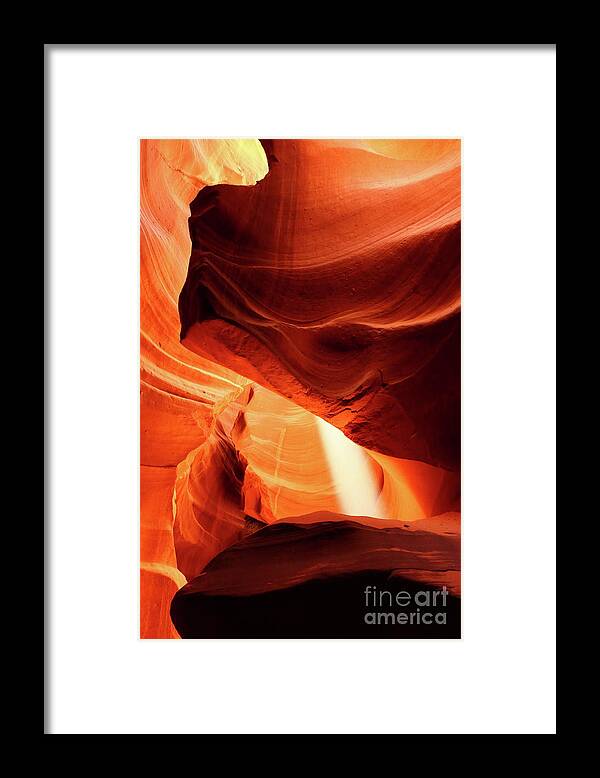  Antelope Slot Canyon Framed Print featuring the photograph A Symphony In Sandstone by Christiane Schulze Art And Photography