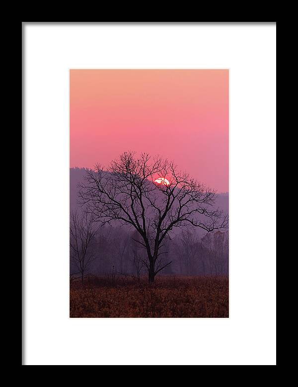 Sunset Framed Print featuring the photograph A Tennessee Sunset by Duane Cross