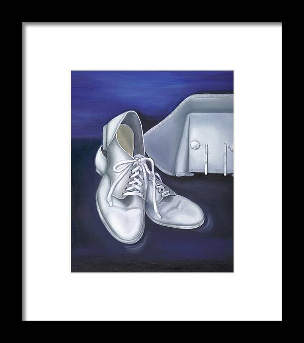 Nurse Framed Print featuring the painting A Tradition of White by Marlyn Boyd
