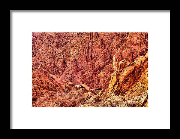 River Framed Print featuring the photograph A view of the Gunnison River by Jeff Swan