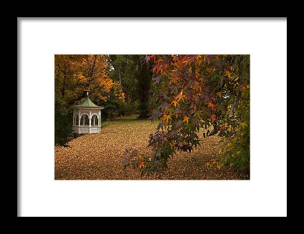 Washington Crossing Framed Print featuring the photograph A Washington Crossing Autumn by Elsa Santoro