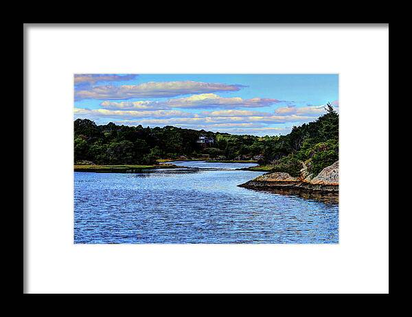 Usa Framed Print featuring the photograph A water View Newport RI by Tom Prendergast