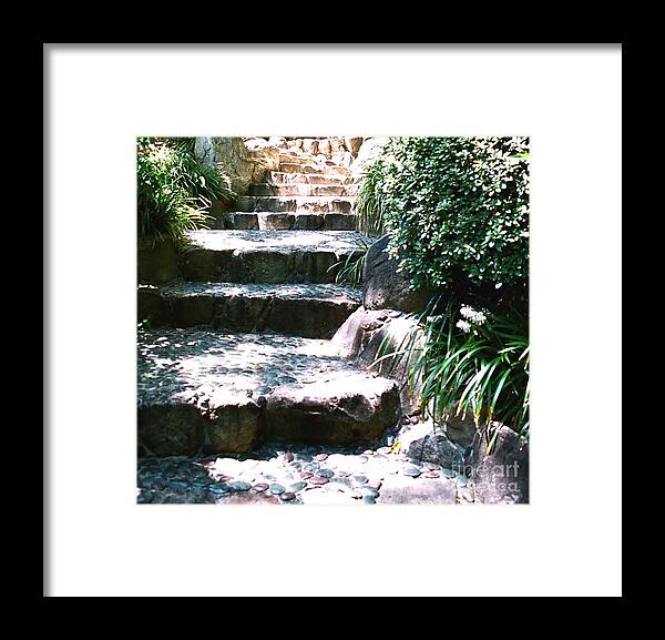 Stairs Framed Print featuring the photograph A Way Out by Dean Triolo