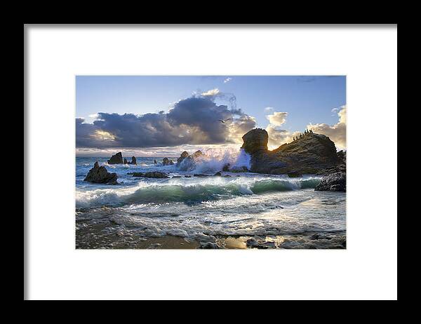 Ocean Framed Print featuring the photograph A Whisper In The Wind by Acropolis De Versailles