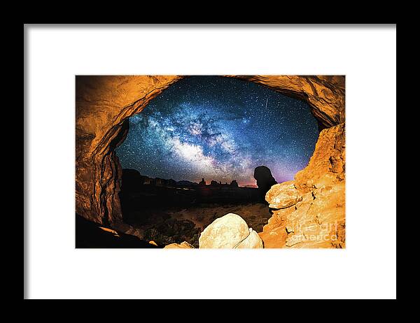 Universe Framed Print featuring the photograph A window to the Universe by Robert Loe
