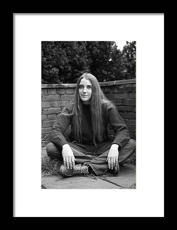 Hands Framed Print featuring the photograph A Woman's Hands, 1972 by Jeremy Butler