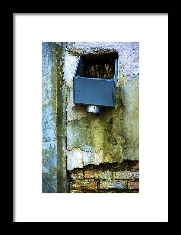  Framed Print featuring the photograph Abandoned Building Jacquelines by Raymond Kunst