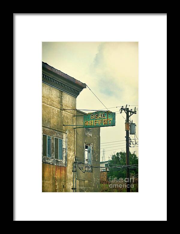 Abandoned Framed Print featuring the photograph Abandoned Building by Jill Battaglia