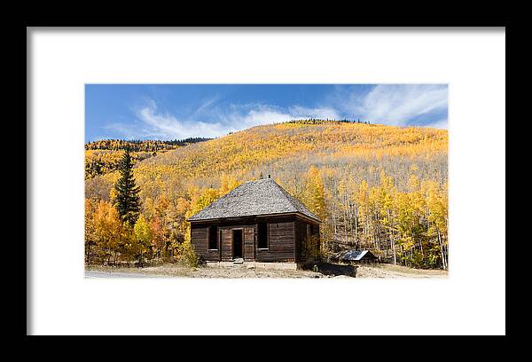 Carol M. Highsmith Framed Print featuring the photograph Abandoned cabin near the old mining town of Ironton by Carol M Highsmith