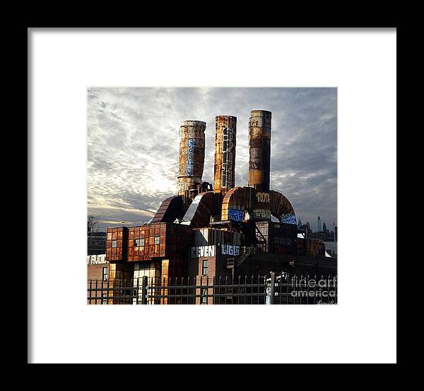 City Framed Print featuring the photograph Abandoned Power Plant by Lyric Lucas