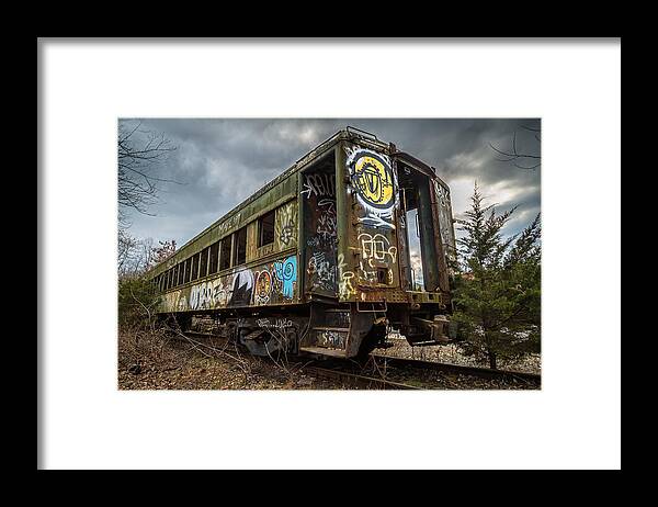 Giannini Framed Print featuring the photograph Abandoned Train Car by Kevin Giannini