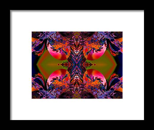 Contemporary Framed Print featuring the digital art About to be born by Claude McCoy