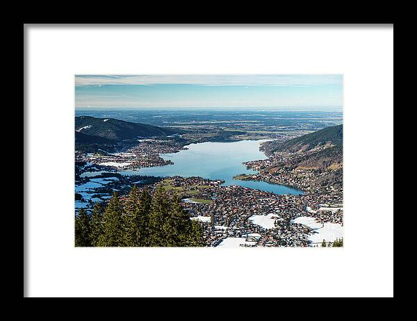 Tegernsee Framed Print featuring the photograph Above the Tegernsee by Hannes Cmarits