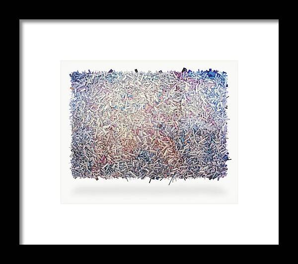 Abstract Framed Print featuring the digital art Abstract 5 by Scott Norris