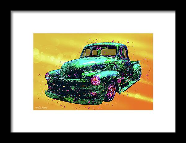 Pickup Framed Print featuring the photograph Abstract 54 by Keith Hawley