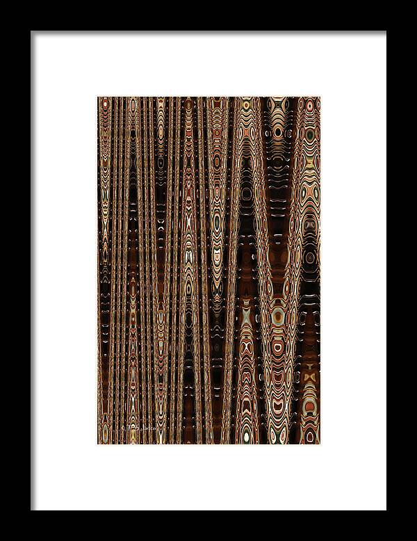 Abstract #9066sw Framed Print featuring the digital art Abstract #9066sw by Tom Janca