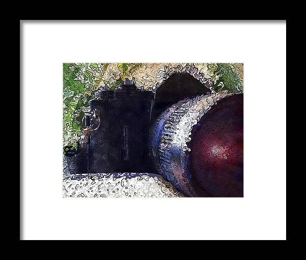 Camera Framed Print featuring the photograph Abstract Analog Camera by Phil Perkins