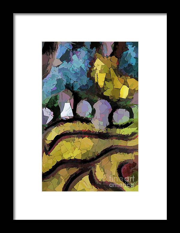 Abstract Framed Print featuring the photograph Abstract No. Three by Tom Griffithe