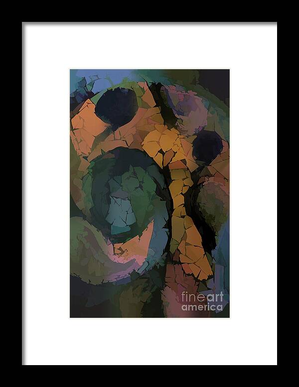 Abstract Framed Print featuring the photograph Abstract No. Two by Tom Griffithe