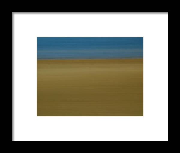 Landscape Framed Print featuring the photograph Abstract Seascape 2 by Juergen Roth