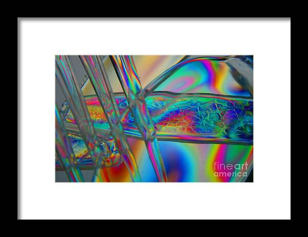 Abstract Framed Print featuring the photograph Abstraction in Color 2 by Crystal Nederman