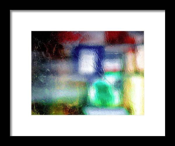 Green Framed Print featuring the photograph Abstraction by Prakash Ghai