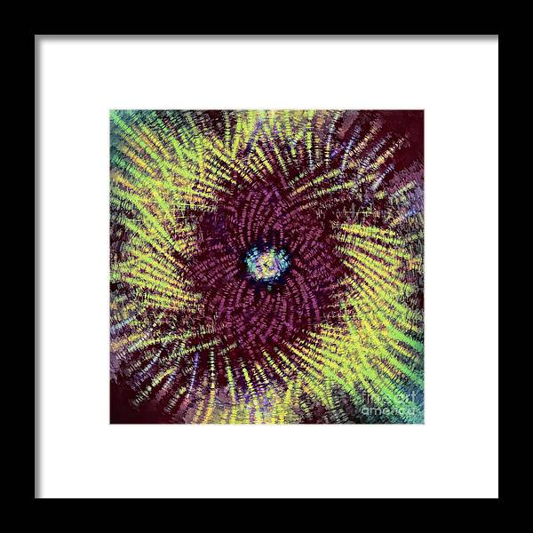 Abstract Framed Print featuring the photograph Abstract Swirl 02 by Jack Torcello