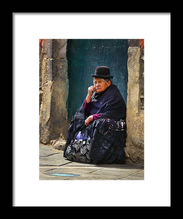 Abuela Framed Print featuring the photograph Abuela by Skip Hunt