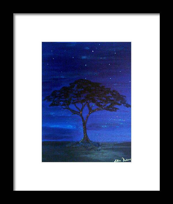  Framed Print featuring the painting Acacia by Lilliana Didovic