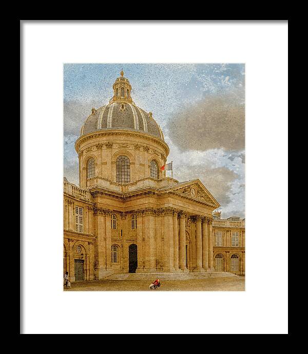 France Framed Print featuring the photograph Paris, France - Academie Francaise by Mark Forte