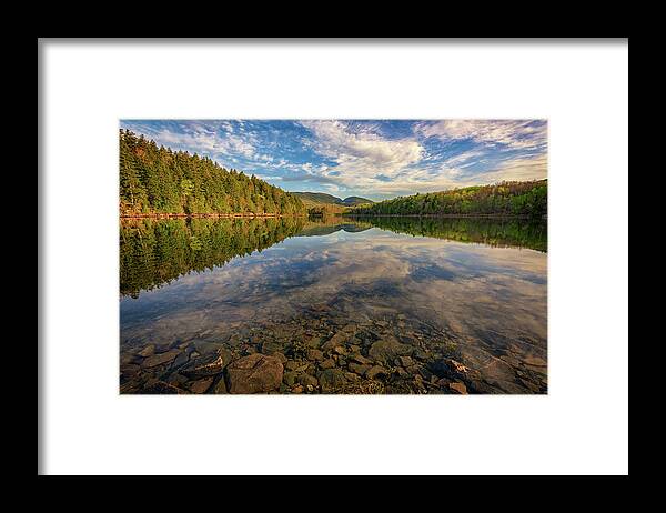 Lake Framed Print featuring the photograph Acadian Reflection by Rick Berk