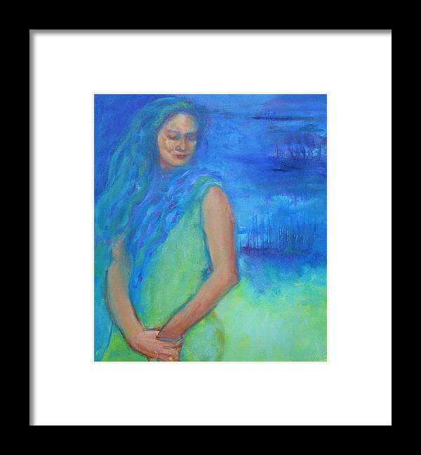 Portrait Framed Print featuring the painting Acceptance by Jessica Stride