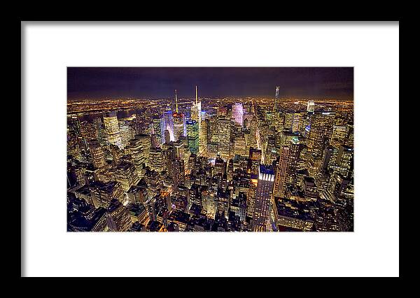 Hdr Framed Print featuring the photograph Across Manhattan by Ross Henton