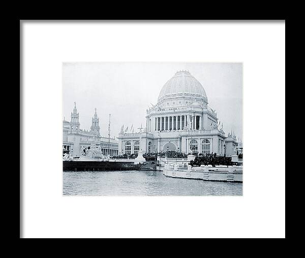 History Framed Print featuring the photograph Administration Building At The Worlds by Everett