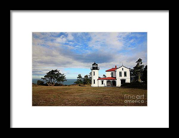 Lighthouse Framed Print featuring the photograph Admiralty Head Lighthouse I by Cheryl Rose