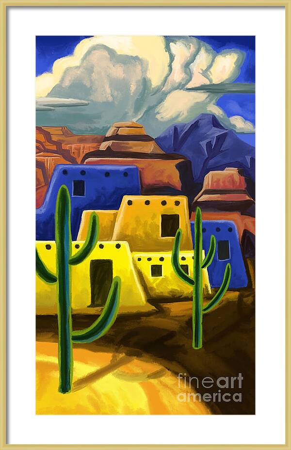 Adobe In The Desert 2 by Tim Gilliland