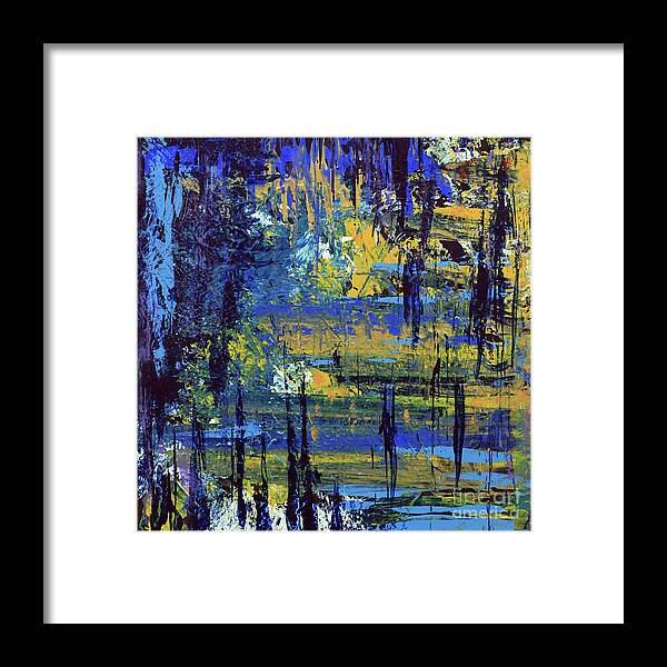 Lines Framed Print featuring the painting Adventure by Cathy Beharriell