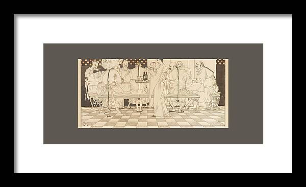Arthur Rackham (british Framed Print featuring the painting Advertisment for Bass Ale by MotionAge Designs