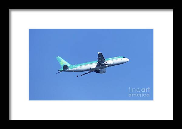 Aer Ligus Framed Print featuring the photograph Aer Lingus - Airbus A320 by Phil Banks
