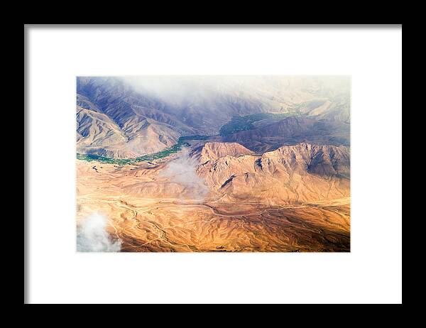 Central Asia Framed Print featuring the photograph Afghan Valley at Sunrise by SR Green