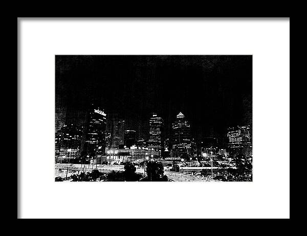 Tampa Framed Print featuring the photograph After dark by Stoney Lawrentz