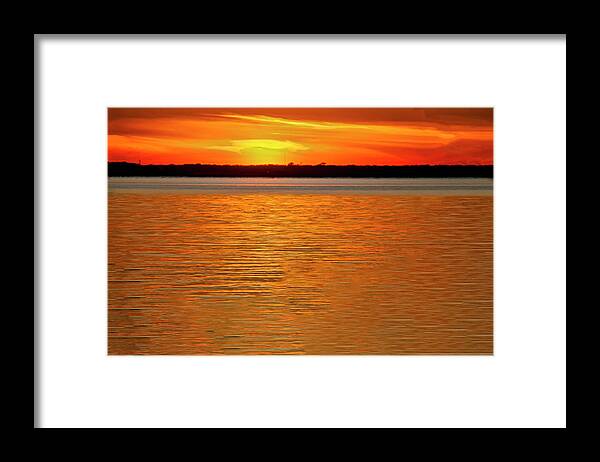 Sunset Framed Print featuring the photograph After Glow by Cathy Kovarik