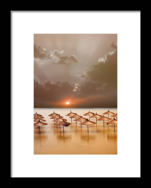 Landscape Framed Print featuring the photograph After Hours by Jacky Gerritsen