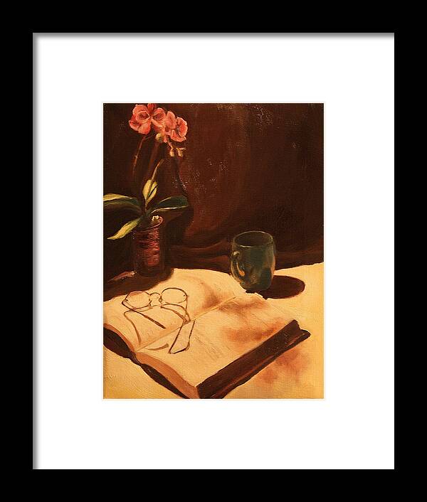Still Life Framed Print featuring the painting After Hours by Rachel Bochnia
