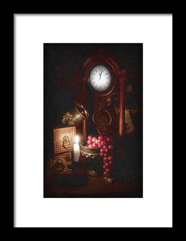 Grapes Framed Print featuring the photograph After Midnight by Tom Mc Nemar