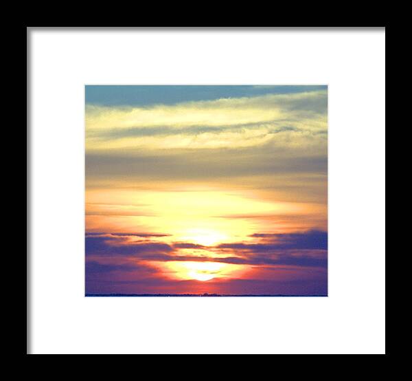 Seas Framed Print featuring the photograph After Sunrise II by Newwwman