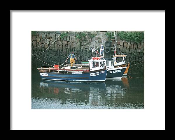 Crail Framed Print featuring the photograph After The Catch by Kenneth Campbell